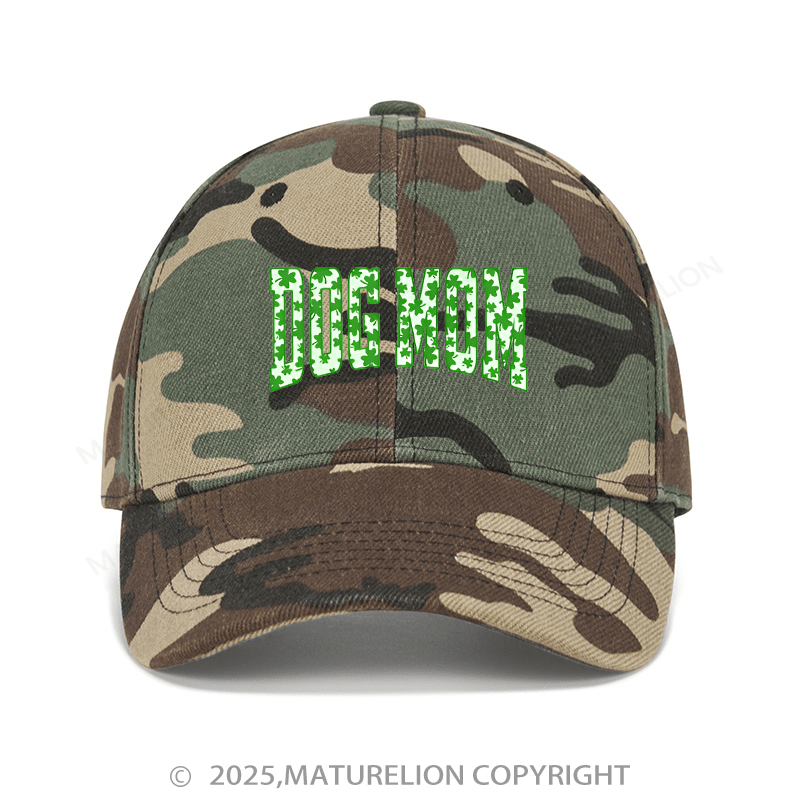 Maturelion Baseball Cap St Patrick's Dog Mom Baseball Cap (Free Customization)