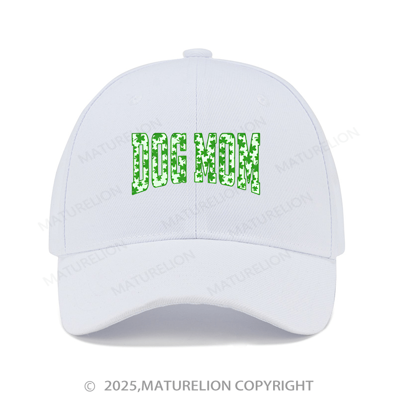 Maturelion Baseball Cap St Patrick's Dog Mom Baseball Cap (Free Customization)