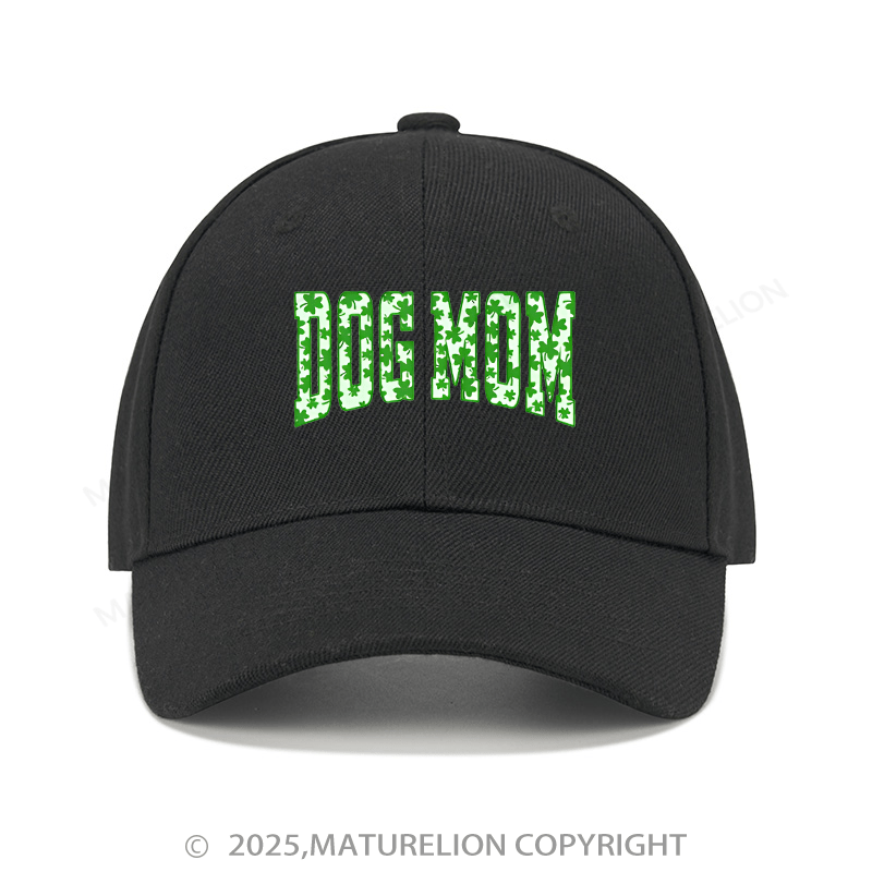 Maturelion Baseball Cap St Patrick's Dog Mom Baseball Cap (Free Customization)