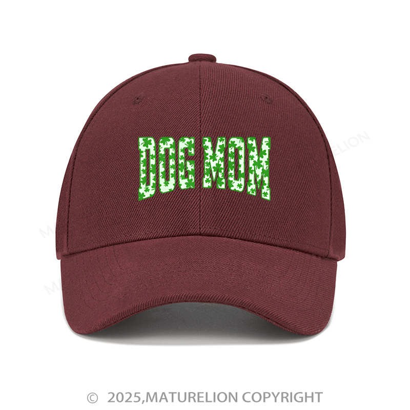 Maturelion Baseball Cap St Patrick's Dog Mom Baseball Cap (Free Customization)