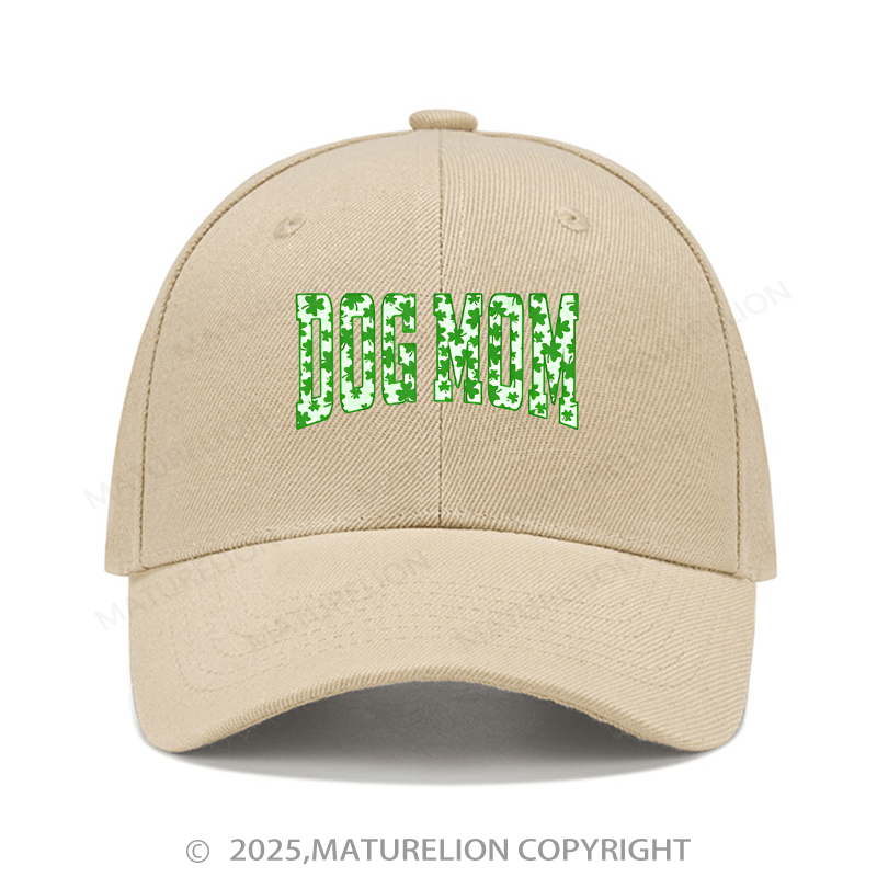 Maturelion Baseball Cap St Patrick's Dog Mom Baseball Cap (Free Customization)