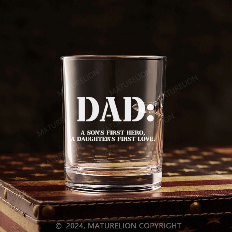 Maturelion Funny Gag Gifts Ideas For Dad Whiskey Glass