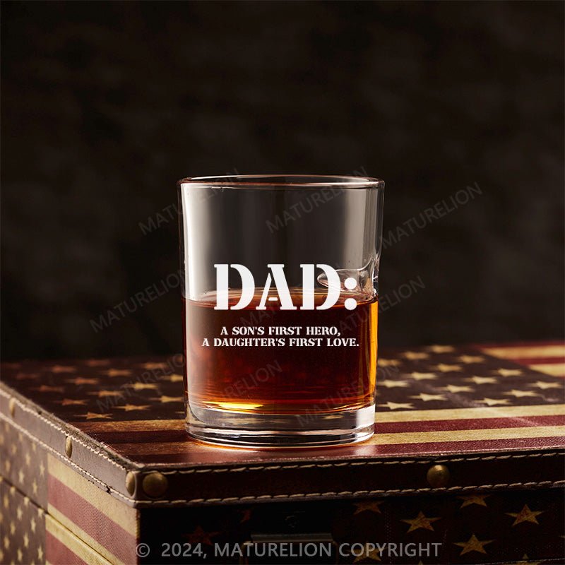 Maturelion Funny Gag Gifts Ideas For Dad Whiskey Glass