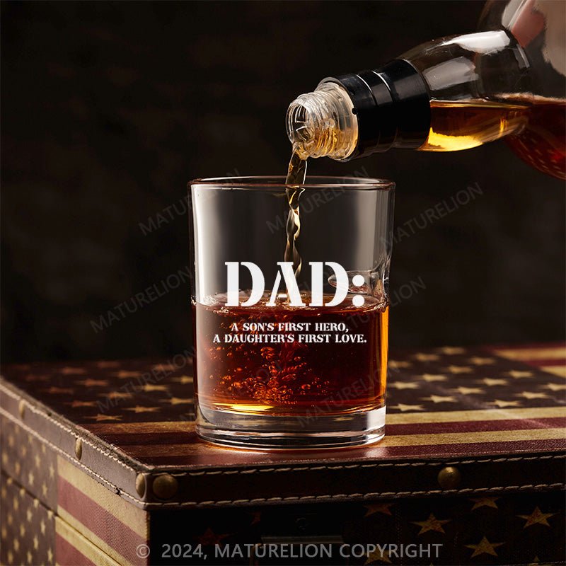 Maturelion Funny Gag Gifts Ideas For Dad Whiskey Glass