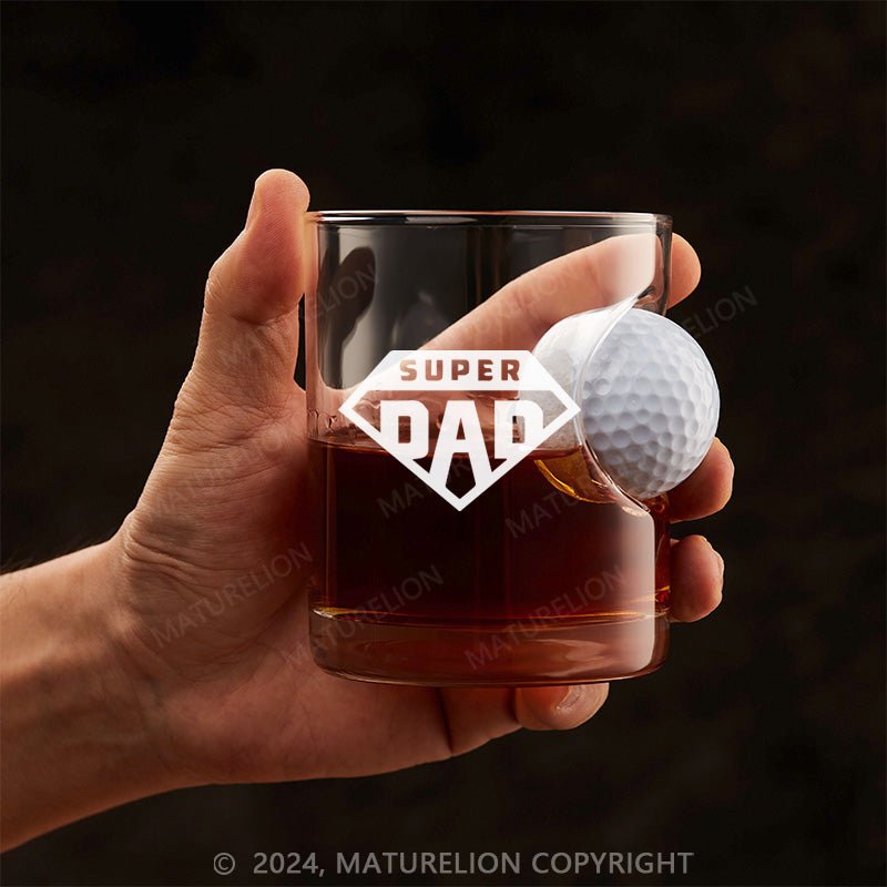 Maturelion Super Dad Whiskey Glass