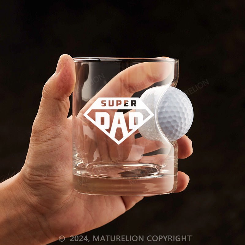 Maturelion Super Dad Whiskey Glass