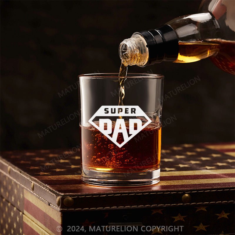 Maturelion Super Dad Whiskey Glass