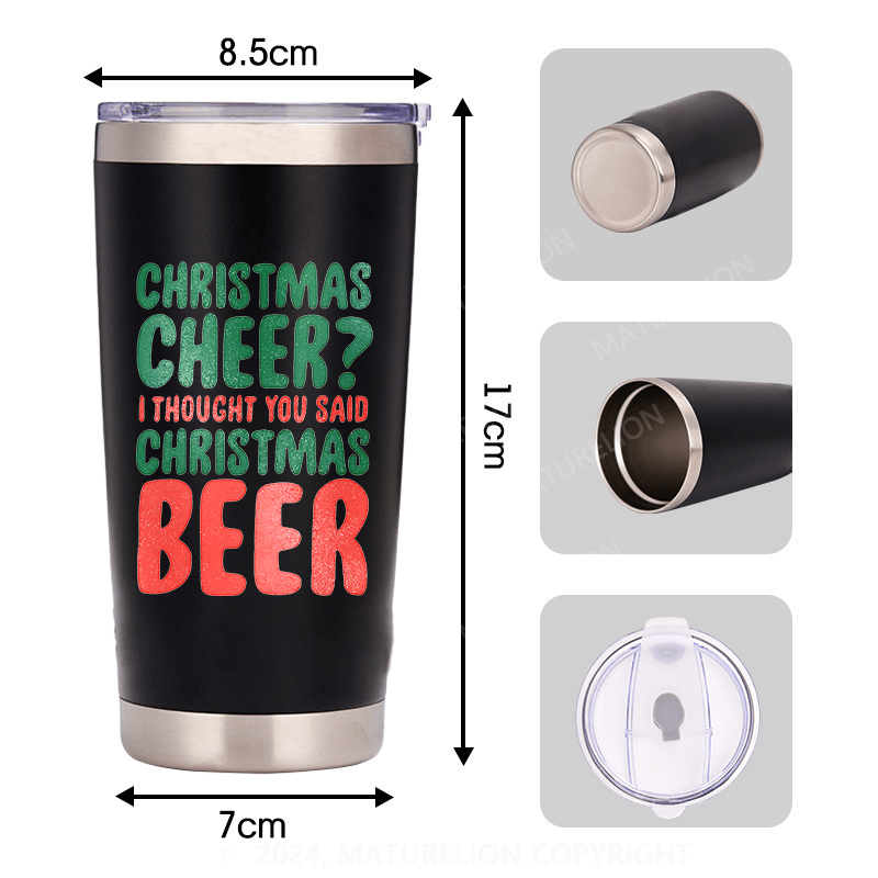 Maturelion Funny Xmas Stainless Steel Insulated Tumbler