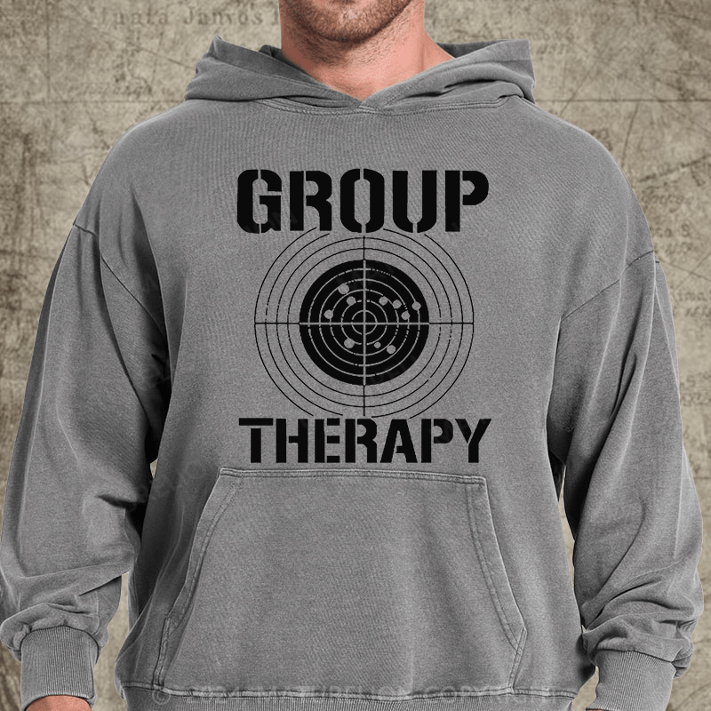 Maturelion Group Therapy DTG Printing Washed Hoodie