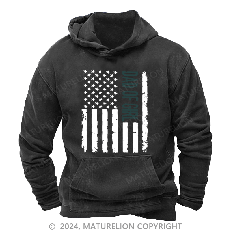 Maturelion Men's Hoodie Girl Fathers Dad Shirt Men Birthday Day Christmas Hoodie