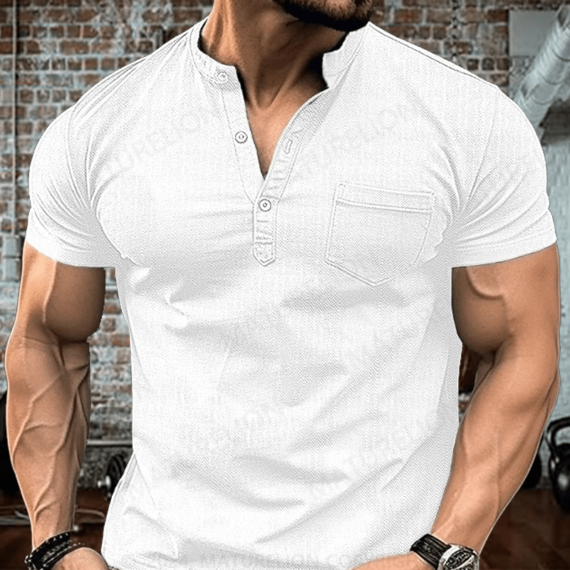 Maturelion Classical Essential Henley Shirt