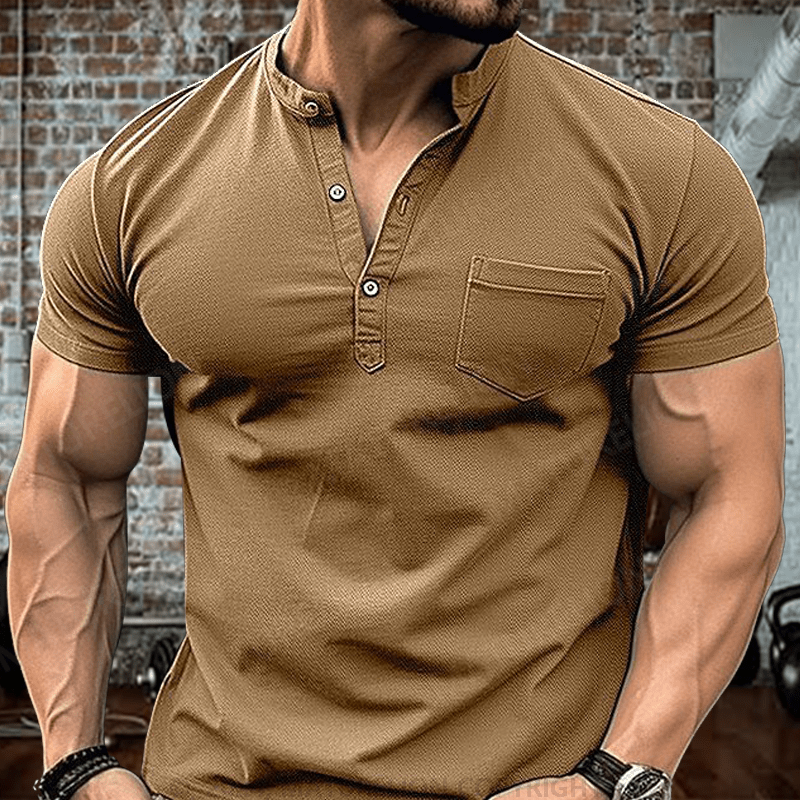 Maturelion Classical Essential Henley Shirt