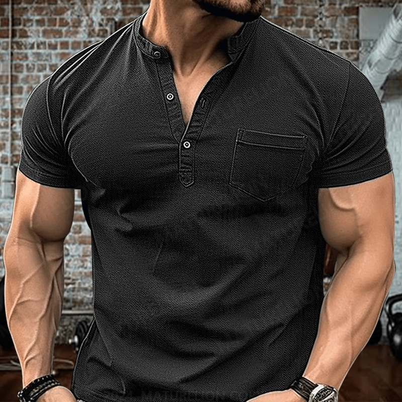 Maturelion Classical Essential Henley Shirt