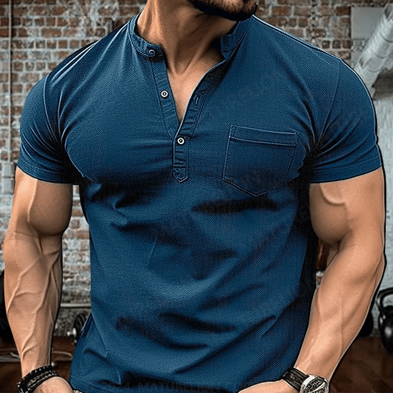 Maturelion Classical Essential Henley Shirt