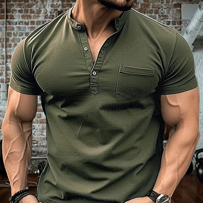 Maturelion Classical Essential Henley Shirt