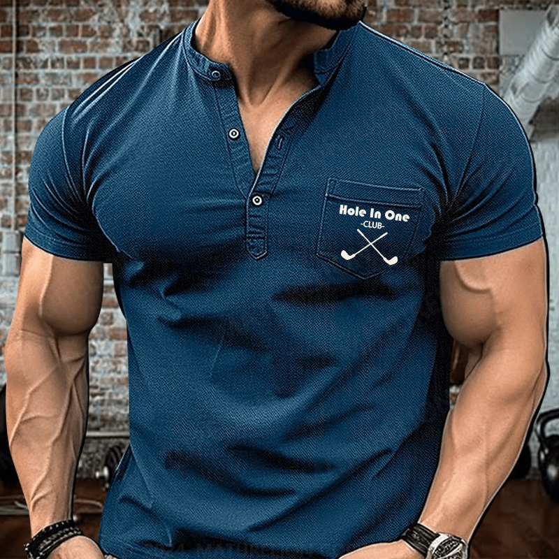 Maturelion Hole In One Club Henley Shirt