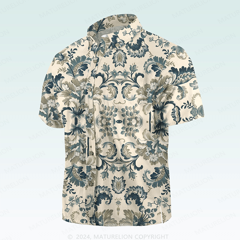 Maturelion Men's Hawaiian Shirt Endearing Playful Hawaiian Shirt