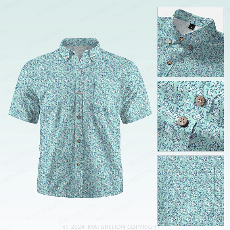 Maturelion Men's Hawaiian Shirt Surprisingly Witty Hawaiian Shirt