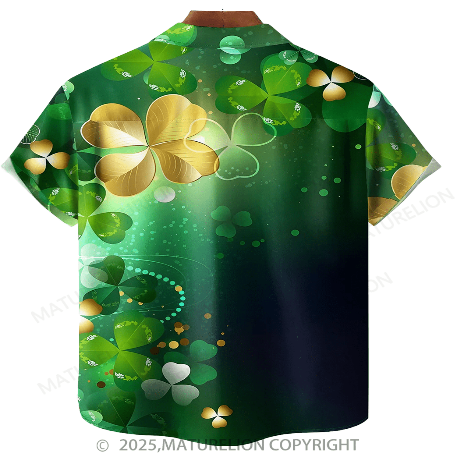 Maturelion St.Patrick's Hawaiian Shirt Luck By Alice Meow Hawaiian Shirt