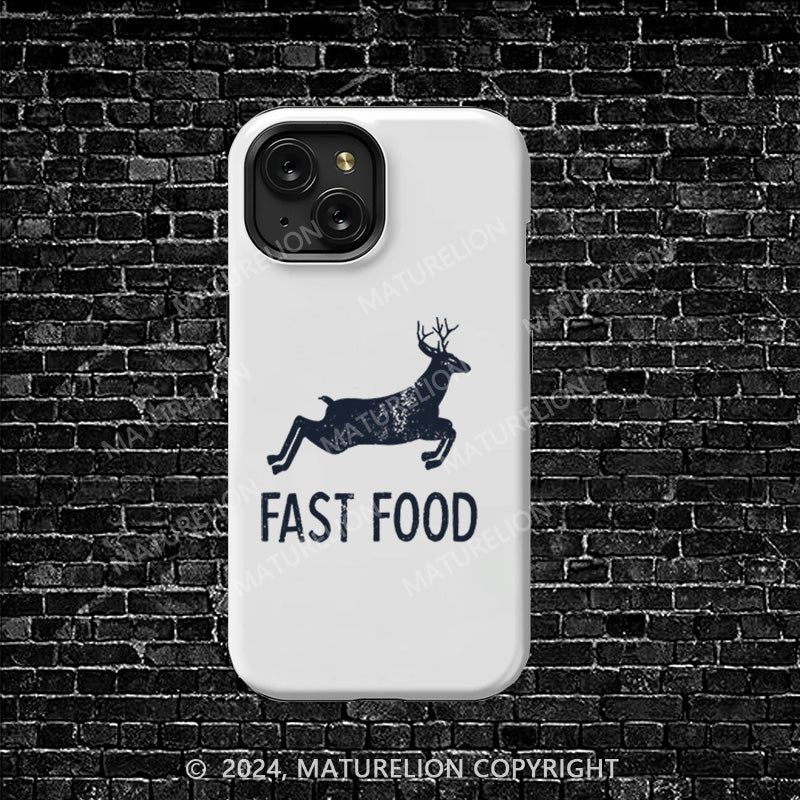 Maturelion Fast Food iphone Case