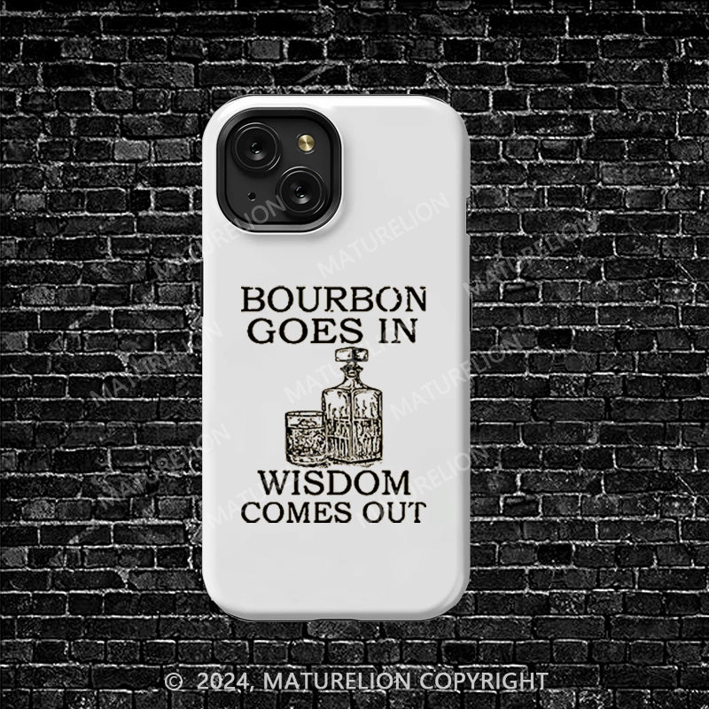 Maturelion Bourbon Goes In Wisdom Relic Comes Out iphone Case