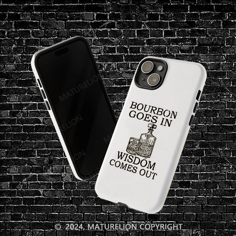 Maturelion Bourbon Goes In Wisdom Relic Comes Out iphone Case