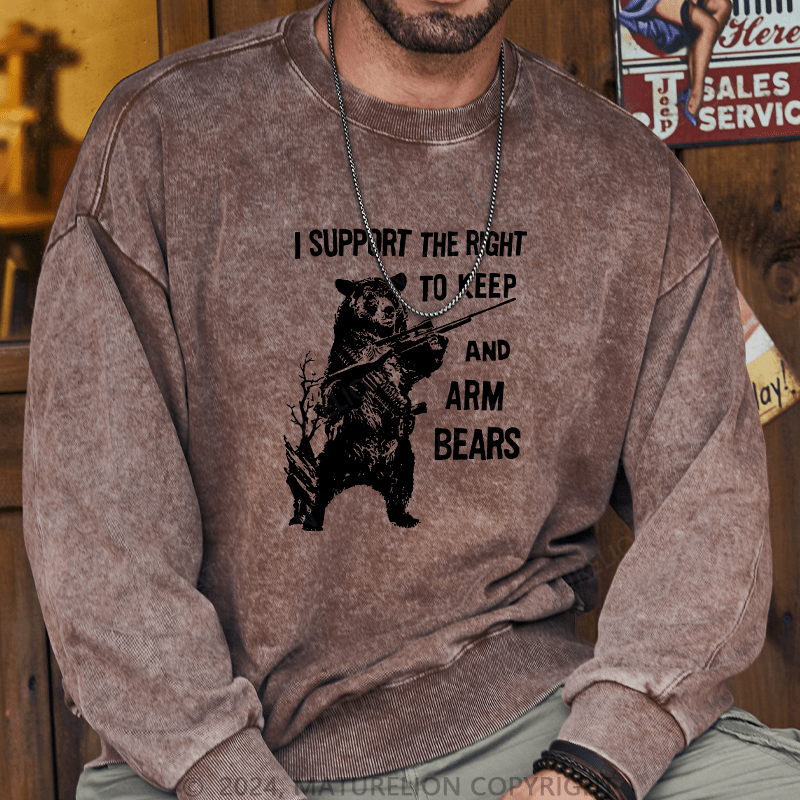 Maturelion Men's Sweatshirt I Support The Right Custom Sweatshirt