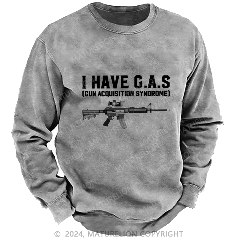 Maturelion Men's Sweatshirt I HAVE C.A.S Custom Sweatshirt