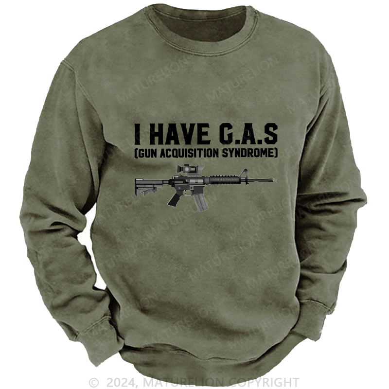 Maturelion Men's Sweatshirt I HAVE C.A.S Custom Sweatshirt