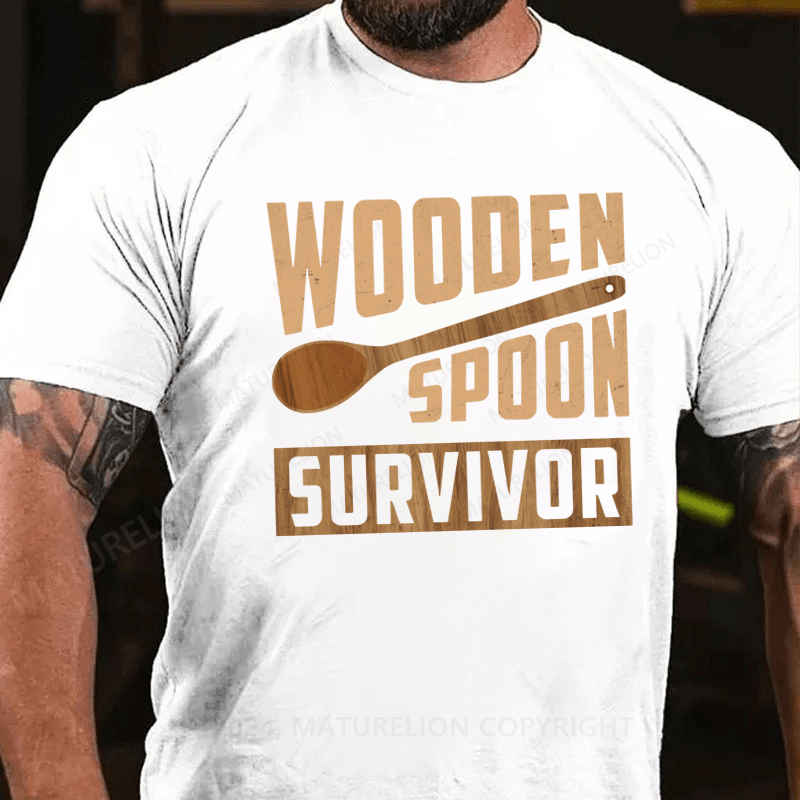 Maturelion Wooden Spoon Survivor T-shirt