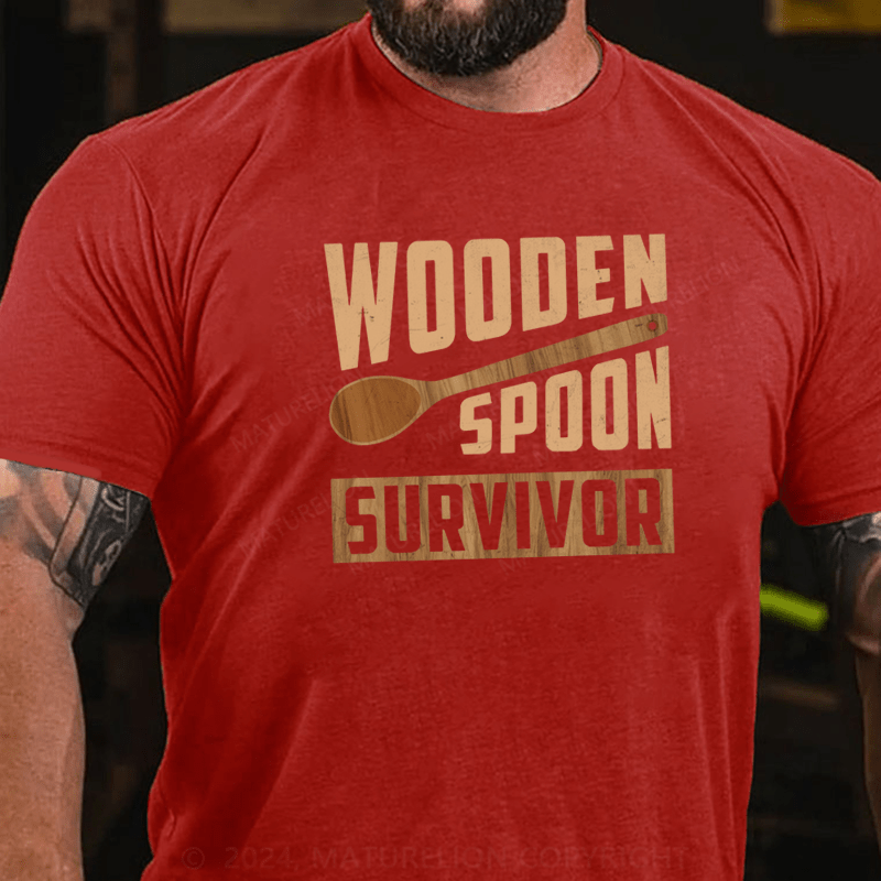 Maturelion Wooden Spoon Survivor T-shirt