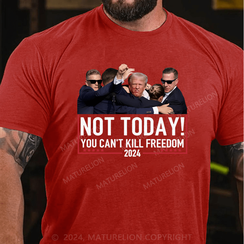 Maturelion Official Vintage Donald Trump Not Today You Cant Kill Freedom Shirt