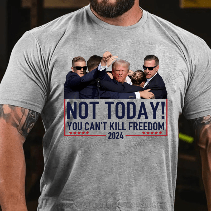 Maturelion Official Vintage Donald Trump Not Today You Cant Kill Freedom Shirt