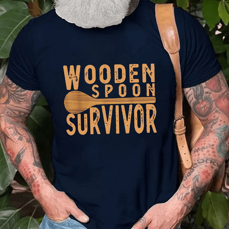 Maturelion  Wooden Spoon Survivor T-shirt