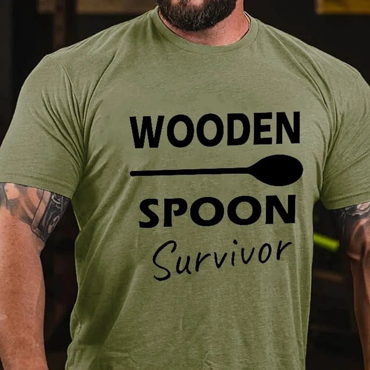 Maturelion Wooden Spoon Survivor Men's T-Shirt