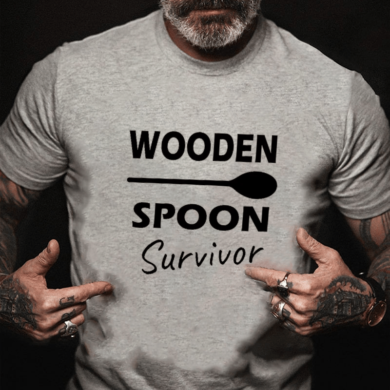 Maturelion Wooden Spoon Survivor Men's T-Shirt