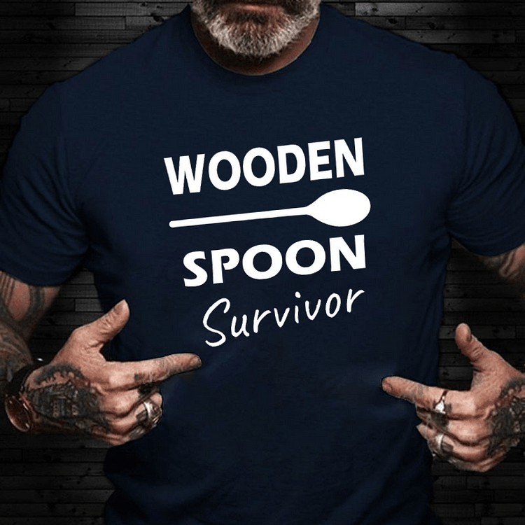 Maturelion Wooden Spoon Survivor Men's T-Shirt