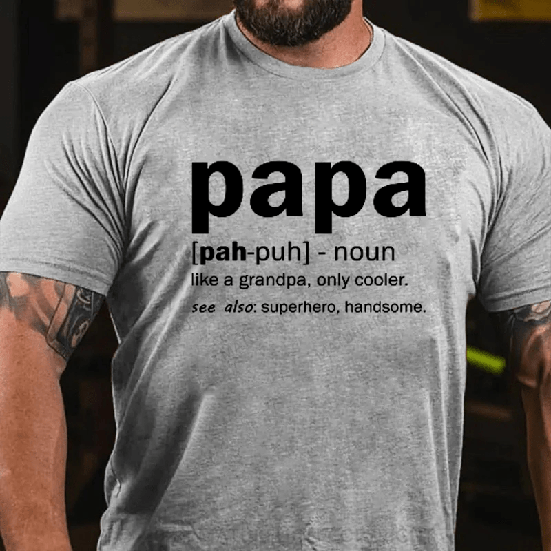 Maturelion Definition Of A Papa Kids T-Shirt