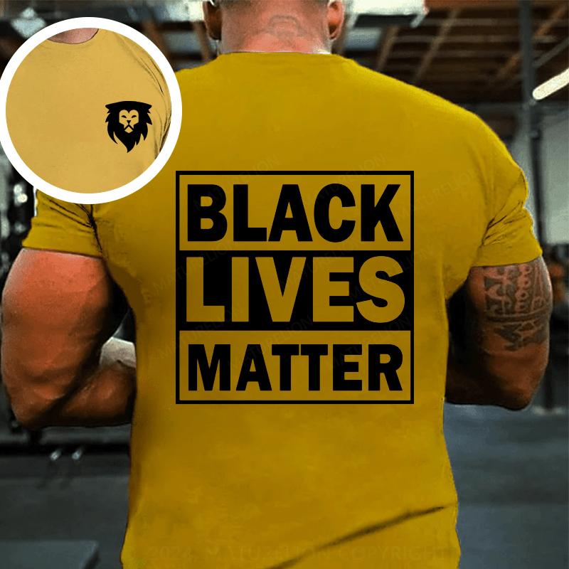 Maturelion Adult Black Lives Matter T-Shirt