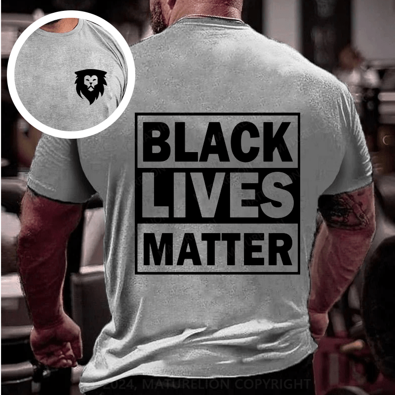 Maturelion Adult Black Lives Matter T-Shirt