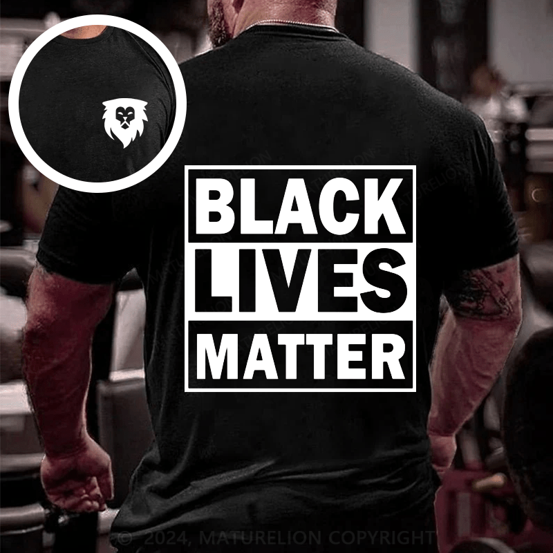 Maturelion Adult Black Lives Matter T-Shirt