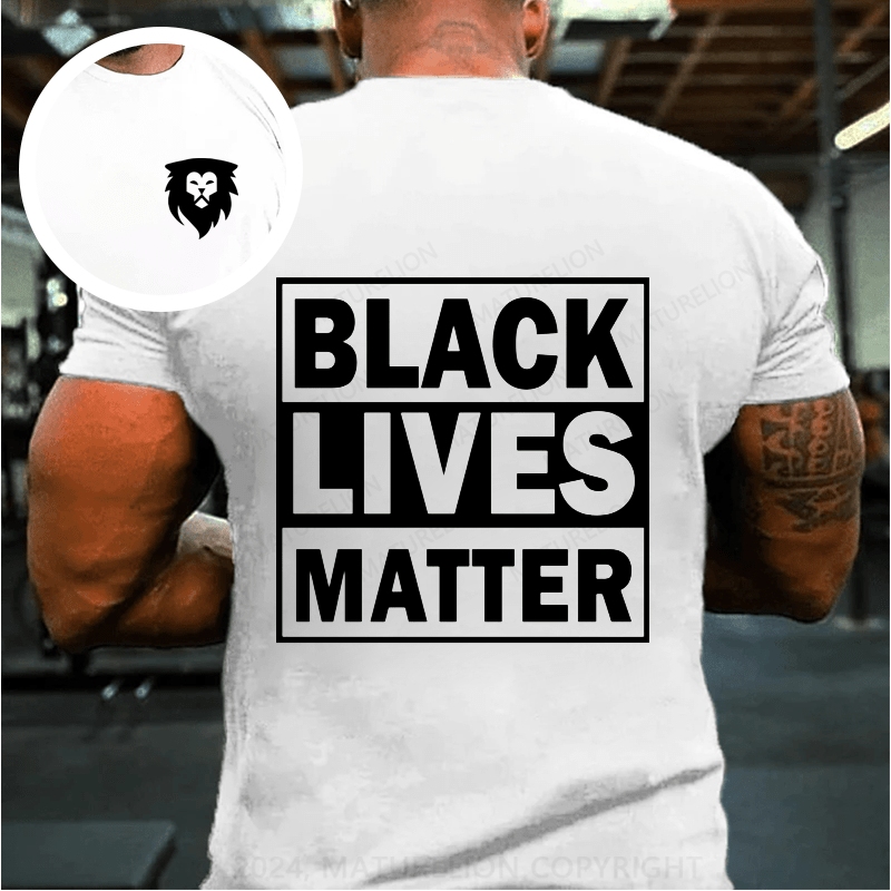 Maturelion Adult Black Lives Matter T-Shirt