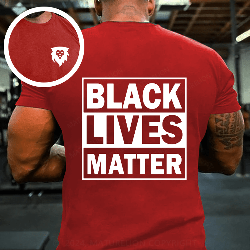 Maturelion Adult Black Lives Matter T-Shirt