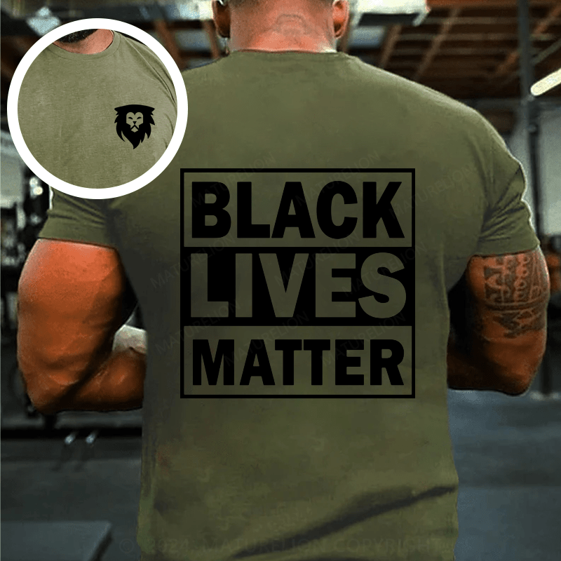 Maturelion Adult Black Lives Matter T-Shirt