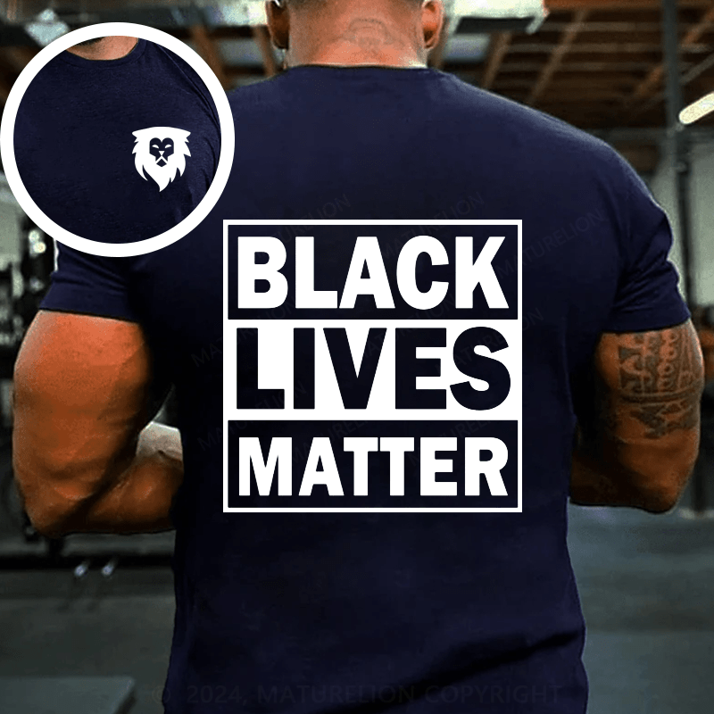 Maturelion Adult Black Lives Matter T-Shirt