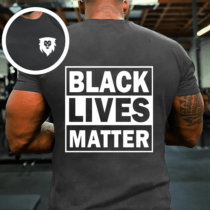 Maturelion Adult Black Lives Matter T-Shirt