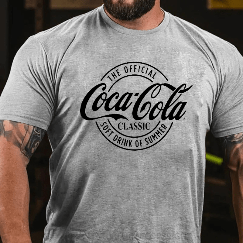 Maturelion Coca-Cola Delicious And Refreshing Distressed Sale Sign Logo T-Shirt