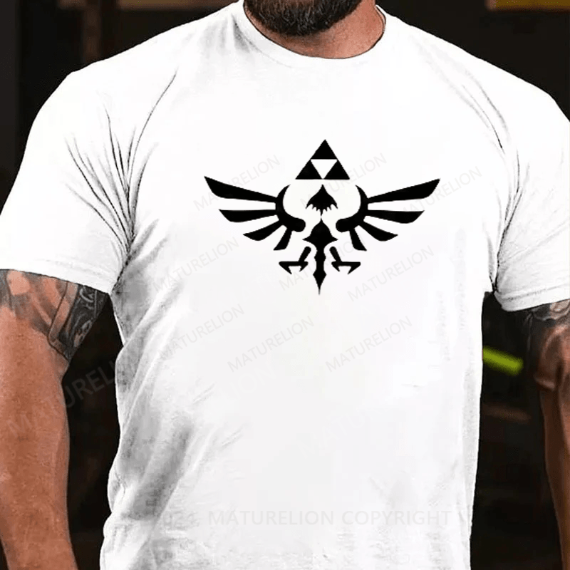 Maturelion Men's Nintendo Legend of Zelda Triforce T-Shirt