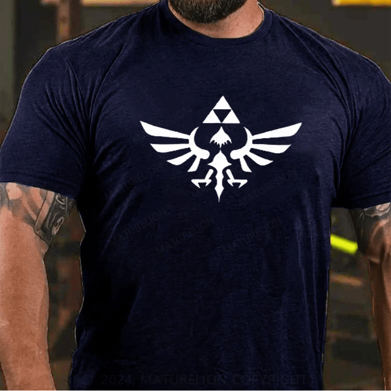 Maturelion Men's Nintendo Legend of Zelda Triforce T-Shirt