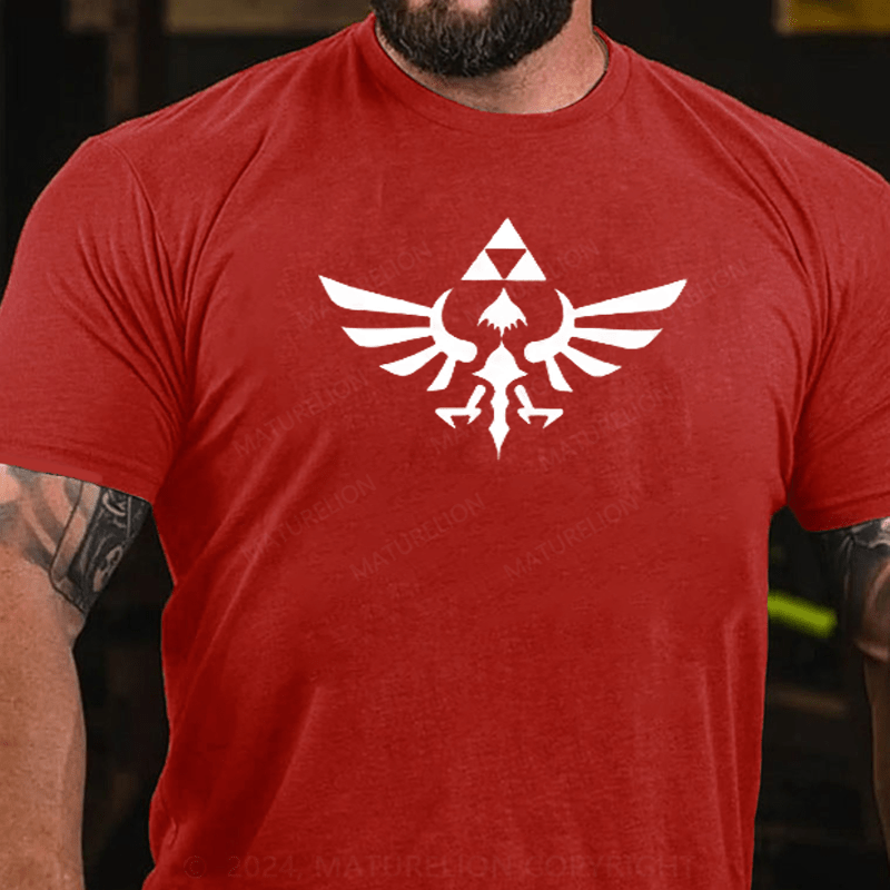 Maturelion Men's Nintendo Legend of Zelda Triforce T-Shirt